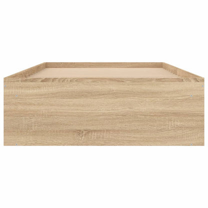 Bedframe Kleurig 90 x 190 cm Sonoma eiken