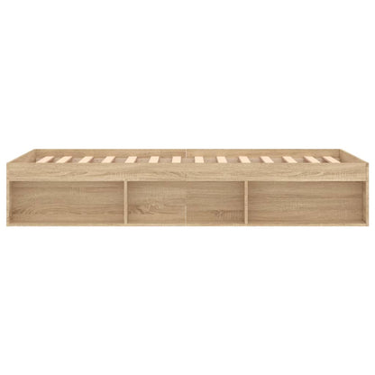 Bedframe Kleurig 90 x 190 cm Sonoma eiken