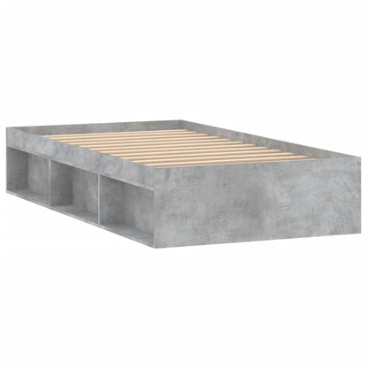 Bedframe 90 x 190 cm Betongrijs