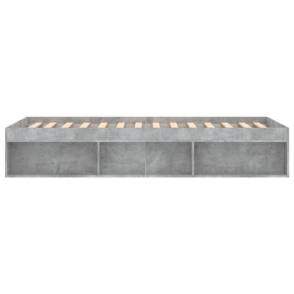 Bedframe 90 x 190 cm Betongrijs