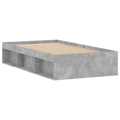Bedframe 90 x 190 cm Betongrijs