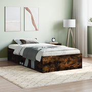 Bedframe 90x190 cm gerookt eiken