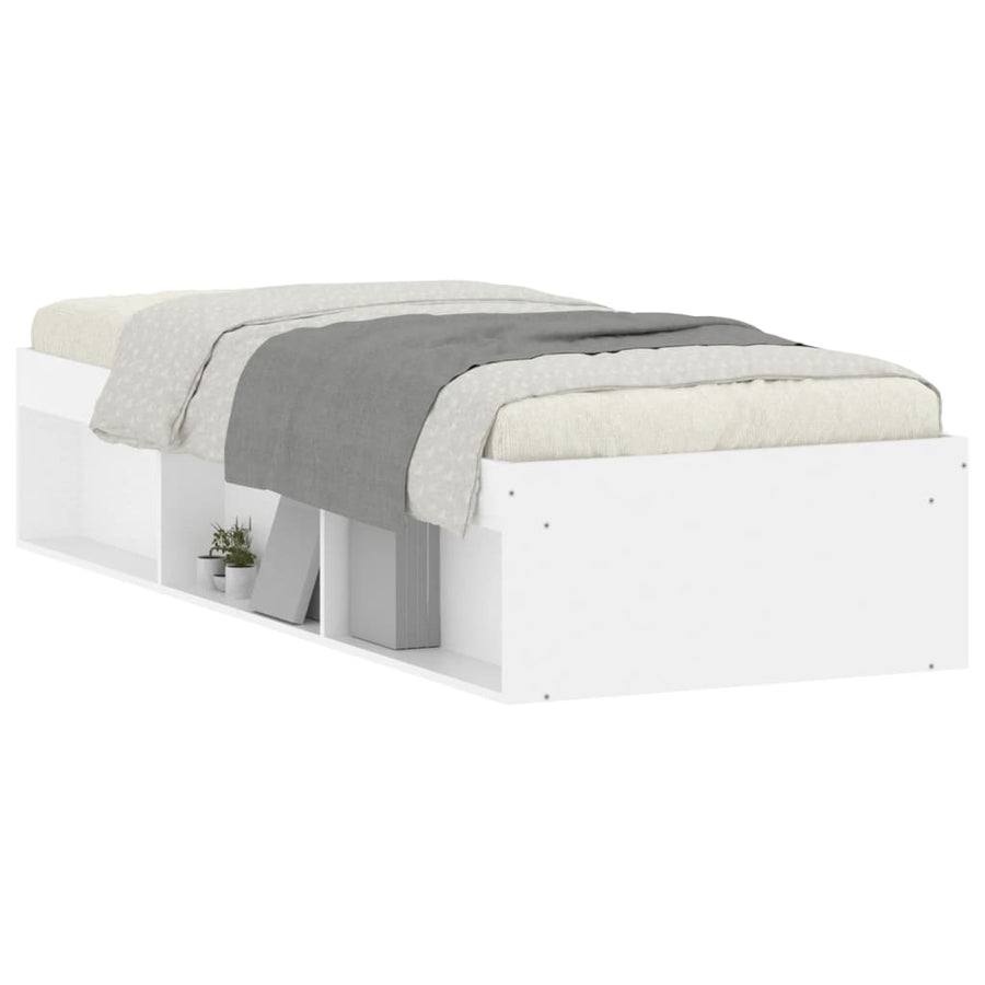 Bedframe 75 x 190 cm Wit