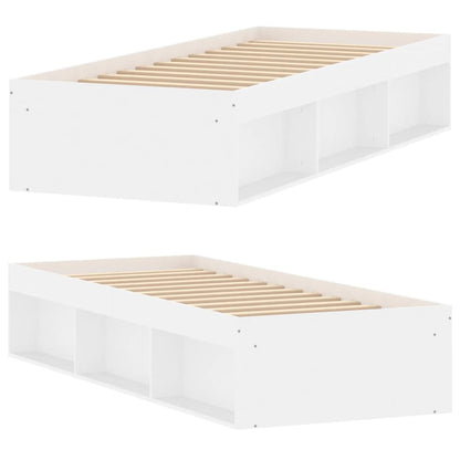 Bedframe 75 x 190 cm Wit