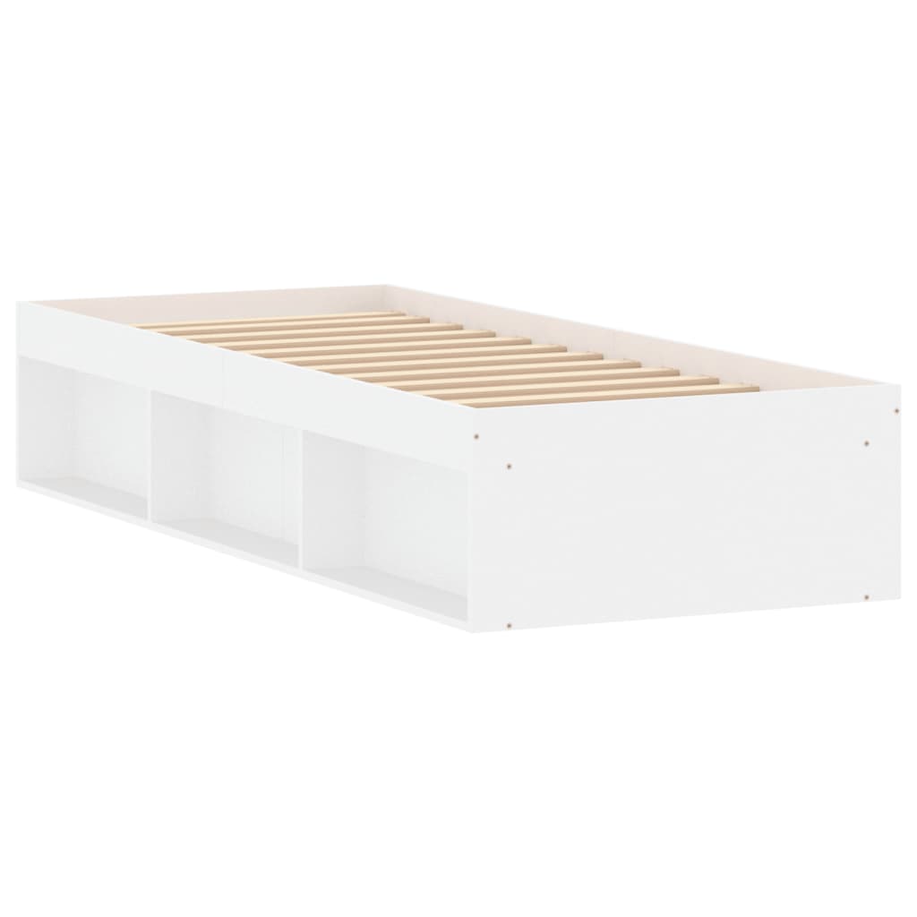 Bedframe 75 x 190 cm Wit