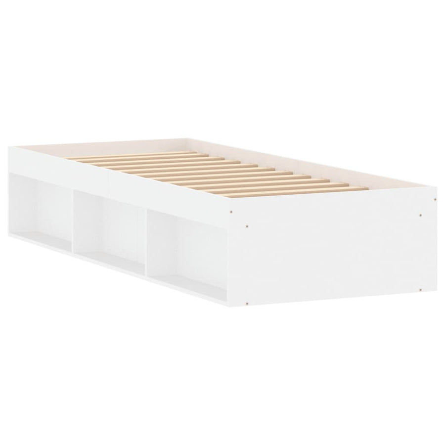 Bedframe 75 x 190 cm Wit