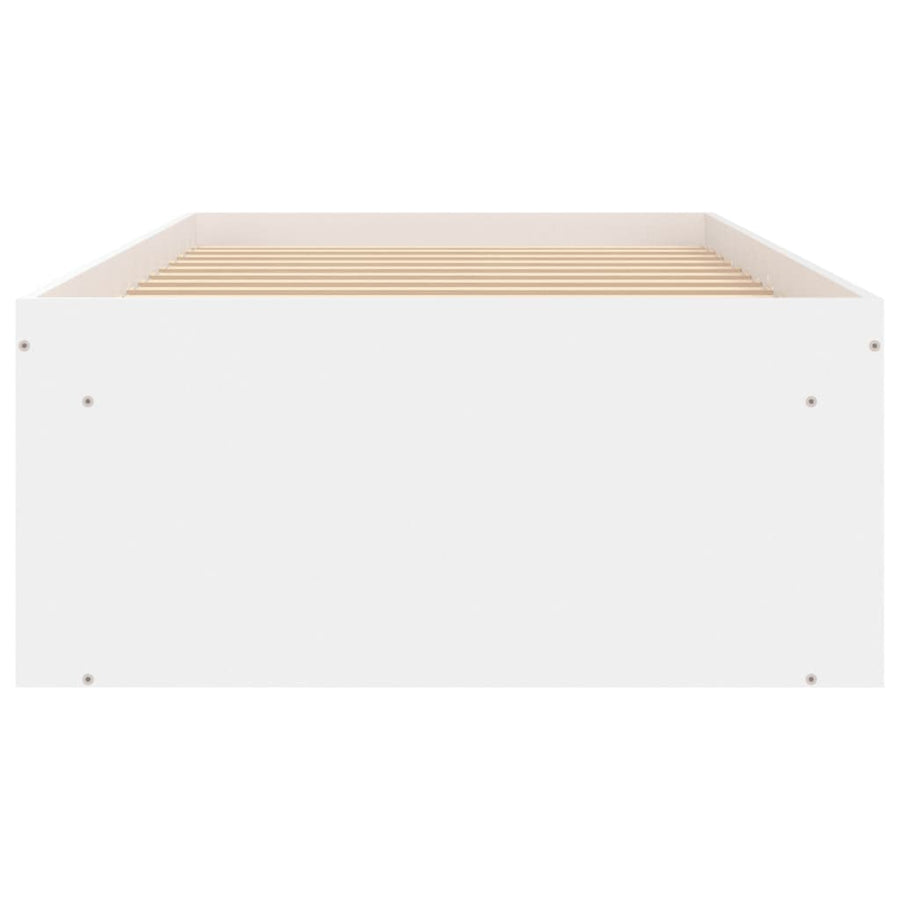 Bedframe 75 x 190 cm Wit