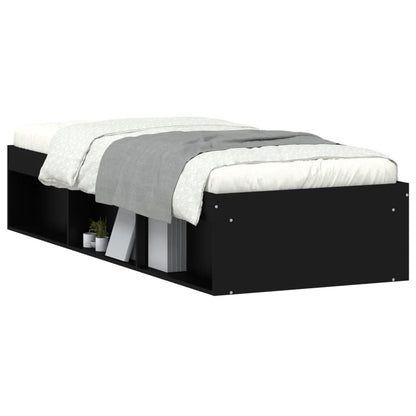 Bedframe 75 x 190 cm Zwart