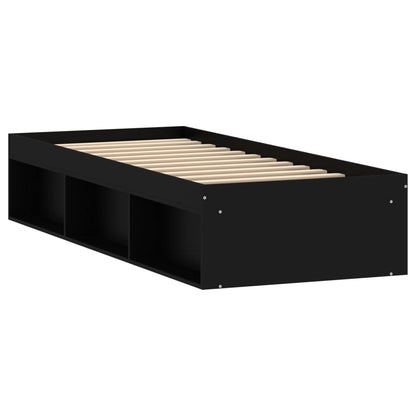 Bedframe 75 x 190 cm Zwart
