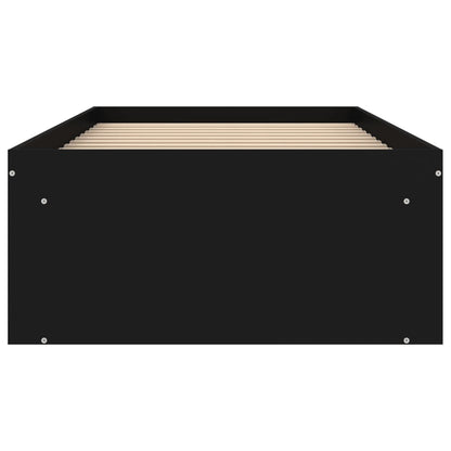 Bedframe 75 x 190 cm Zwart