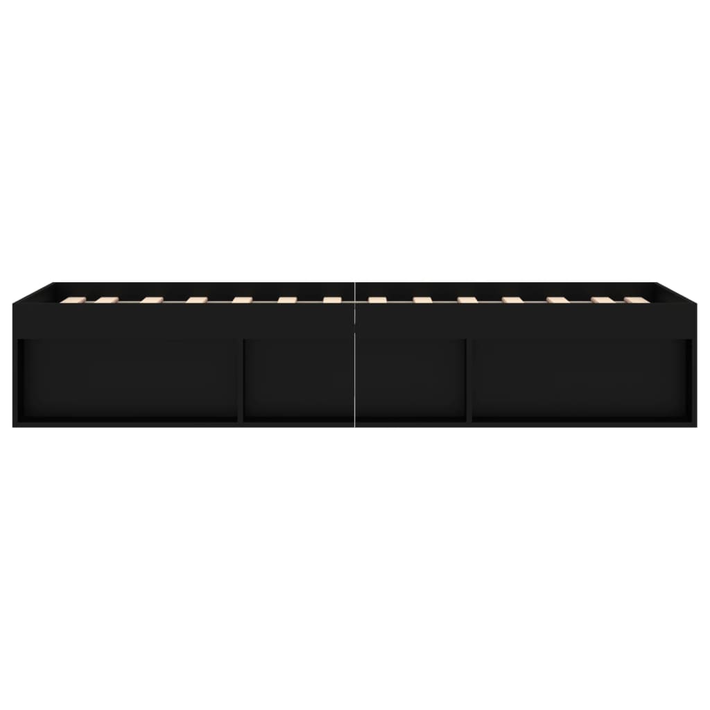 Bedframe 75 x 190 cm Zwart