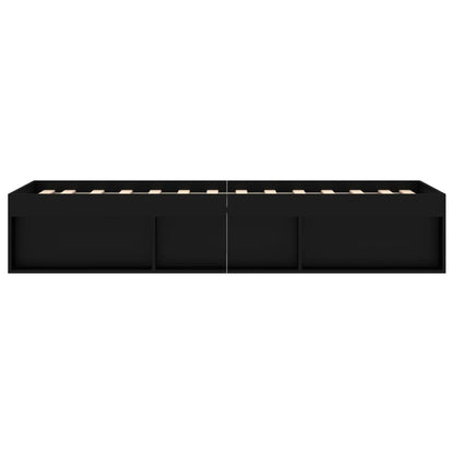 Bedframe 75 x 190 cm Zwart