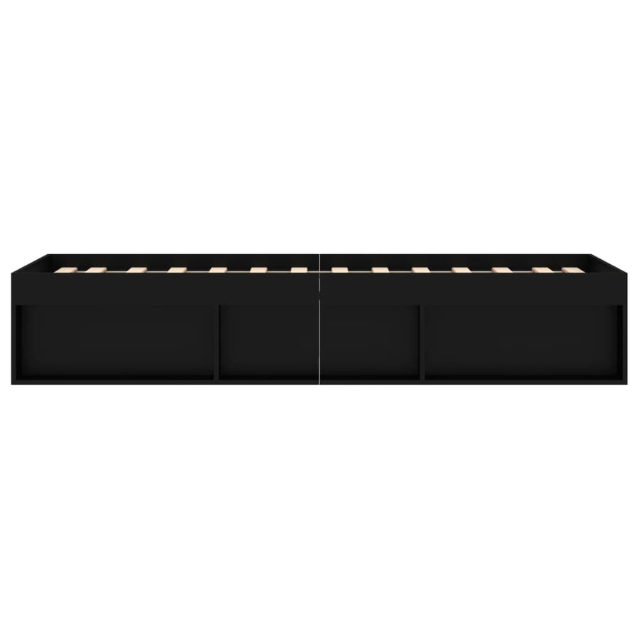 Bedframe 75 x 190 cm Zwart