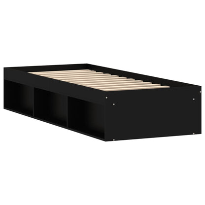 Bedframe 75 x 190 cm Zwart