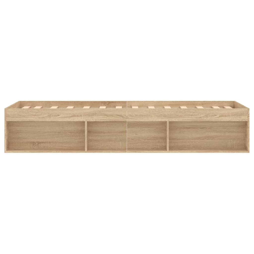 Bedframe Kleurig Small Single 75 x 190 cm Sonoma eiken