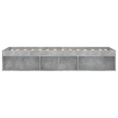 Bedframe Small Single 75 x 190 cm Betongrijs