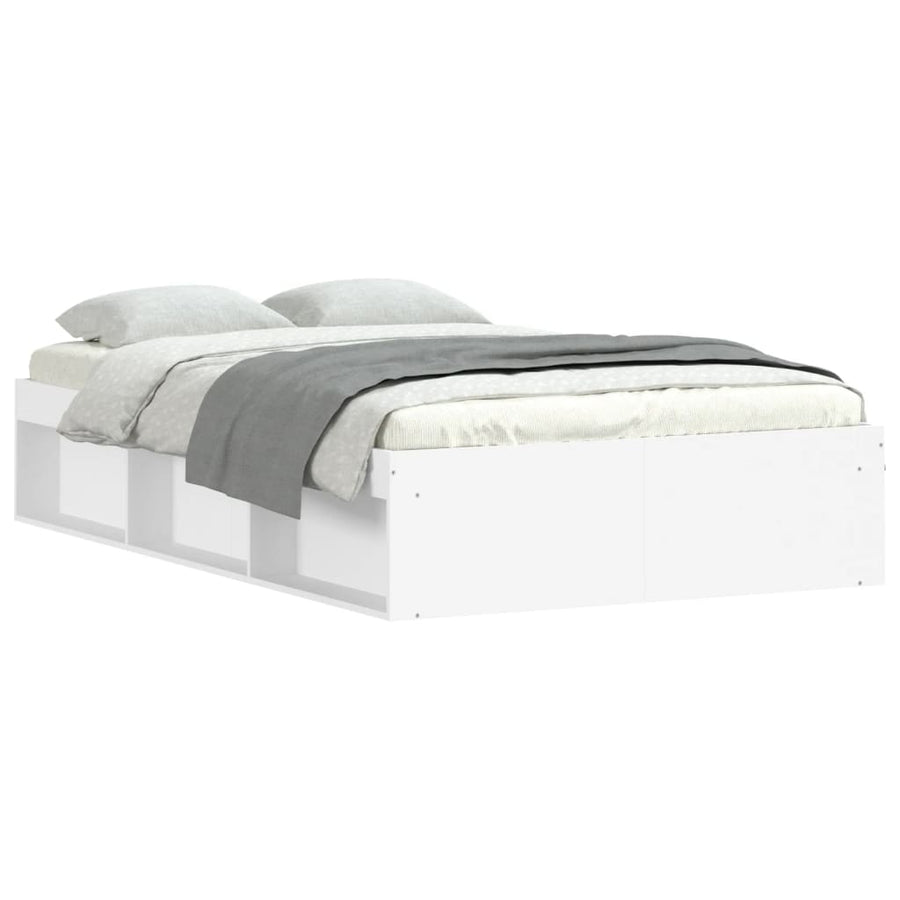 Bedframe 120 x 200 cm Wit