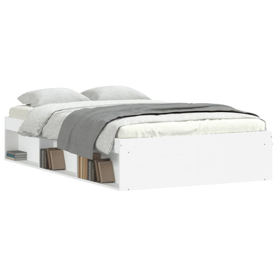 Bedframe 120 x 200 cm Wit