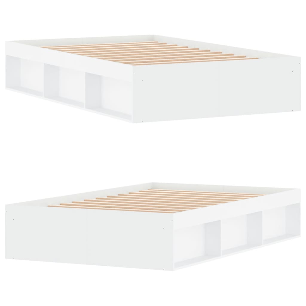 Bedframe 120 x 200 cm Wit