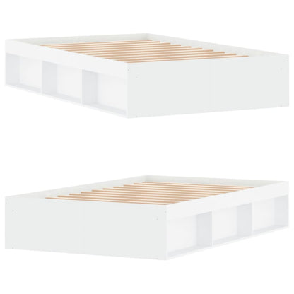 Bedframe 120 x 200 cm Wit