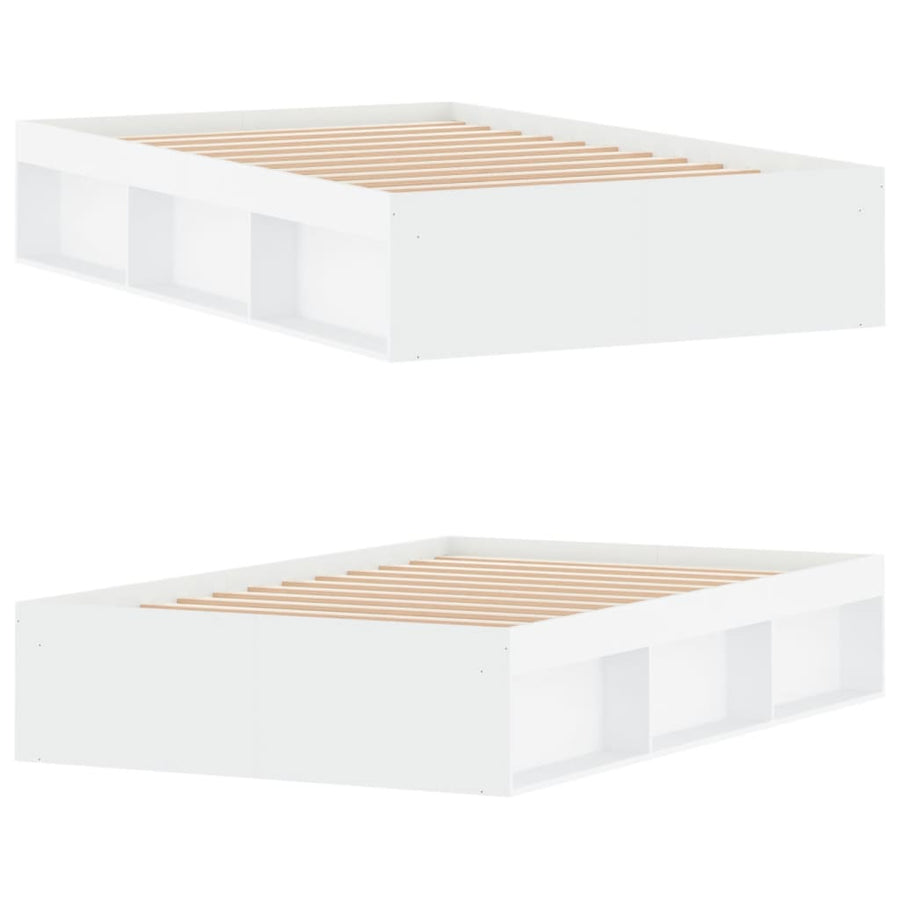 Bedframe 120 x 200 cm Wit