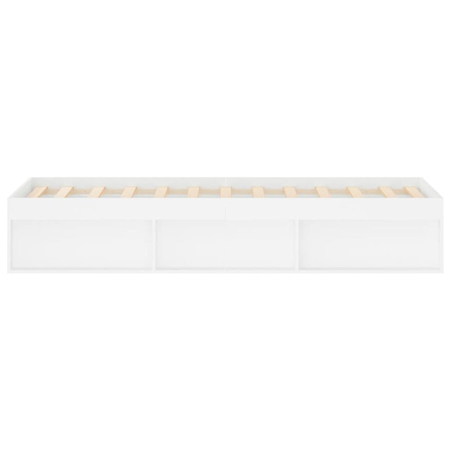 Bedframe 120 x 200 cm Wit