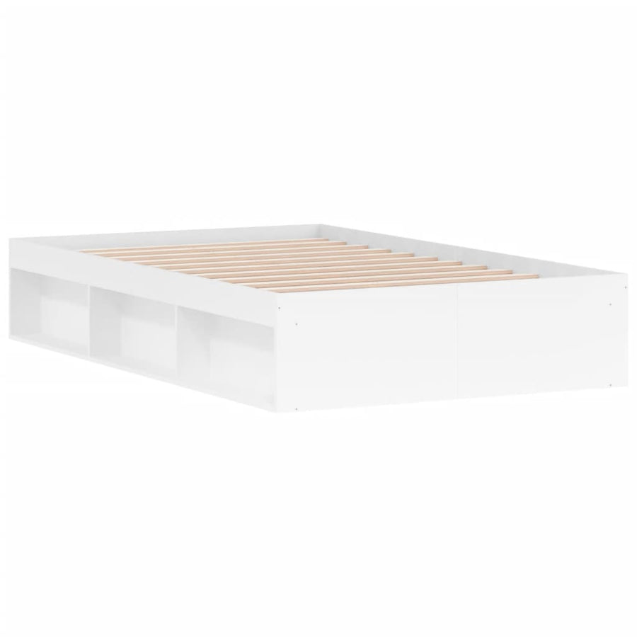 Bedframe 120 x 200 cm Wit