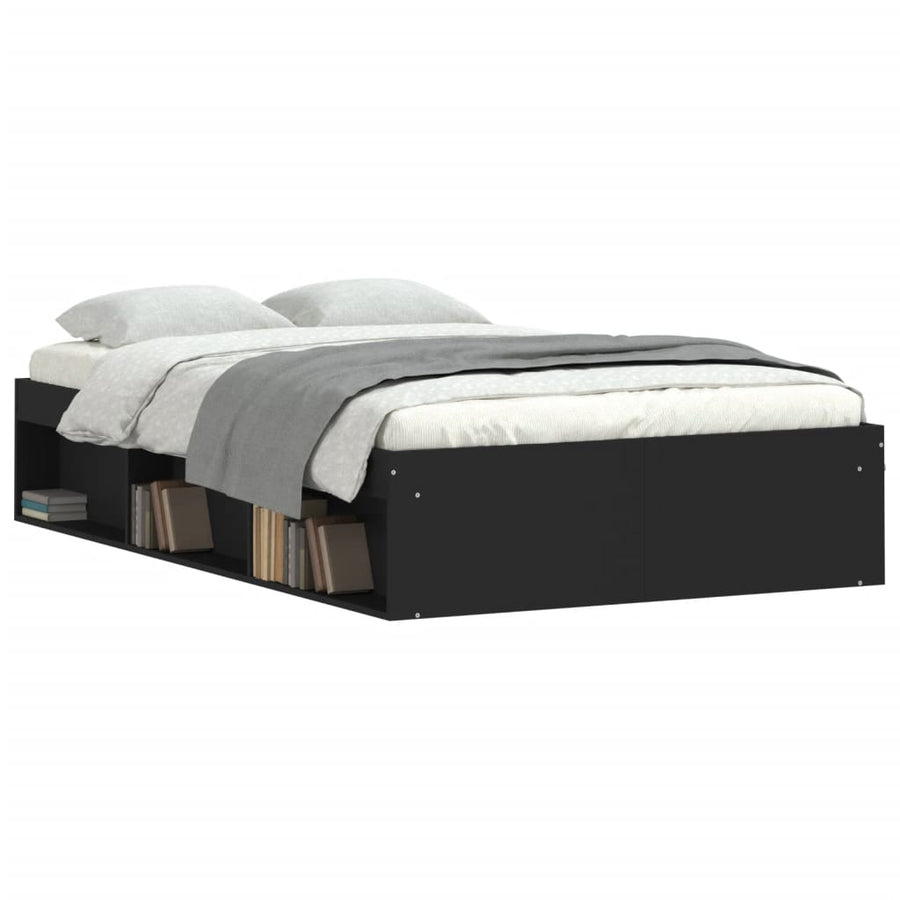 Bedframe 120 x 200 cm Zwart