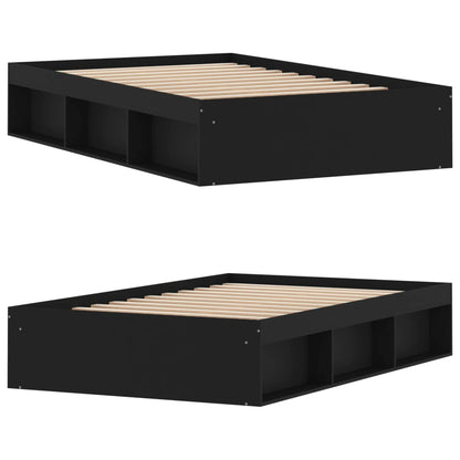 Bedframe 120 x 200 cm Zwart