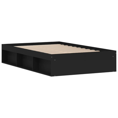 Bedframe 120 x 200 cm Zwart