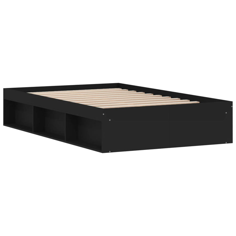 Bedframe 120 x 200 cm Zwart