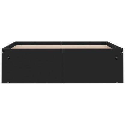 Bedframe 120 x 200 cm Zwart