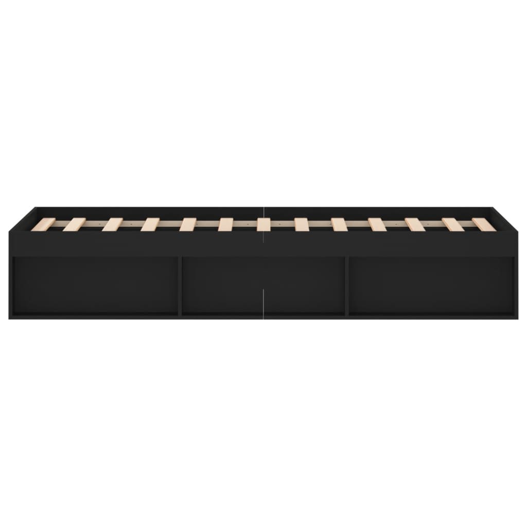 Bedframe 120 x 200 cm Zwart