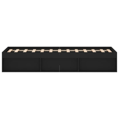 Bedframe 120 x 200 cm Zwart