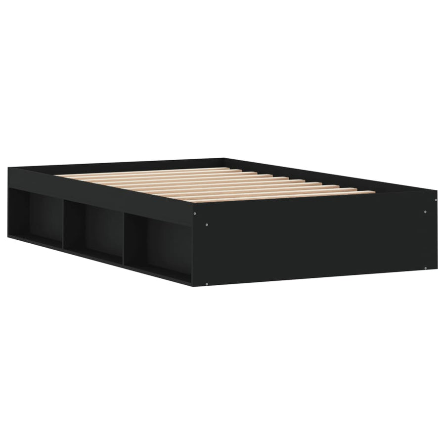 Bedframe 120 x 200 cm Zwart