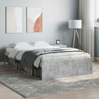 Bedframe 120x200 cm betongrijs