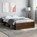 Bedframe bruin eikenkleur 120x200 cm
