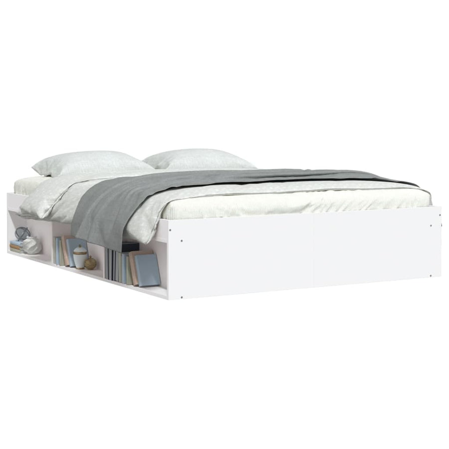 Bedframe 140 x 200 cm Wit