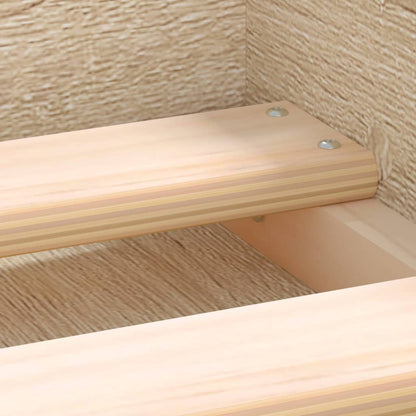 Bedframe Kleurig 140 x 200 cm Sonoma eiken