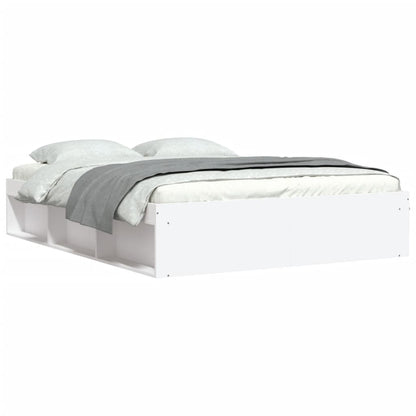 Bedframe King Size 150 x 200 cm Wit