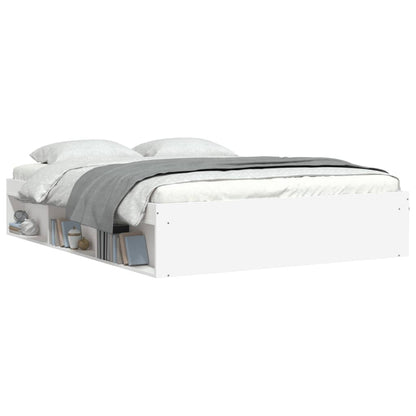 Bedframe King Size 150 x 200 cm Wit