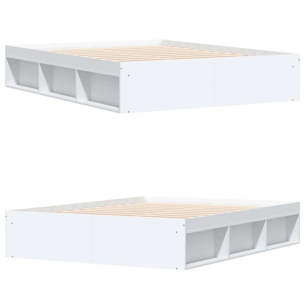 Bedframe King Size 150 x 200 cm Wit