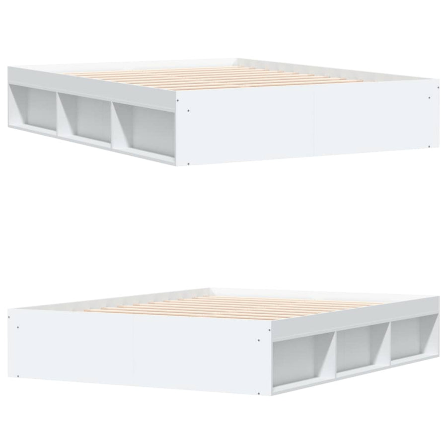 Bedframe King Size 150 x 200 cm Wit