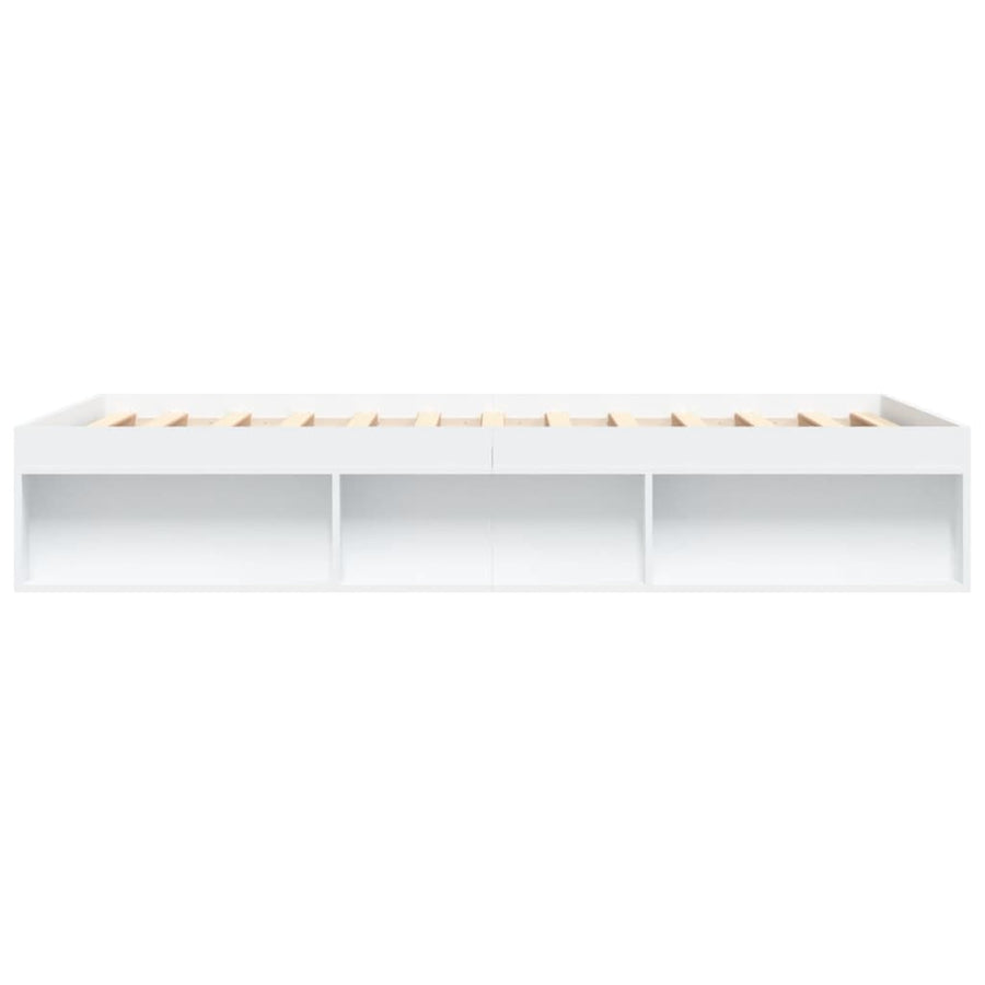 Bedframe King Size 150 x 200 cm Wit