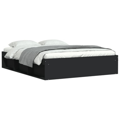 Bedframe King Size 150 x 200 cm Zwart
