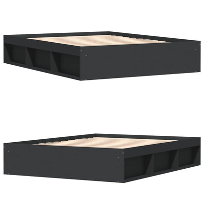 Bedframe King Size 150 x 200 cm Zwart