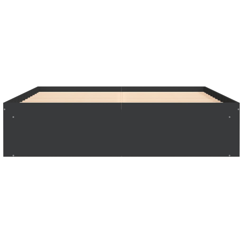 Bedframe King Size 150 x 200 cm Zwart