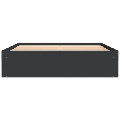 Bedframe King Size 150 x 200 cm Zwart