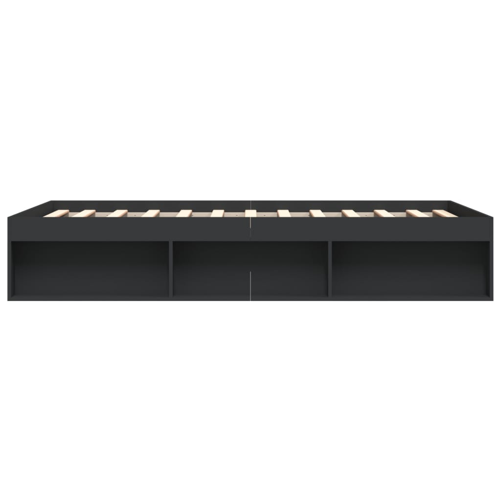 Bedframe King Size 150 x 200 cm Zwart