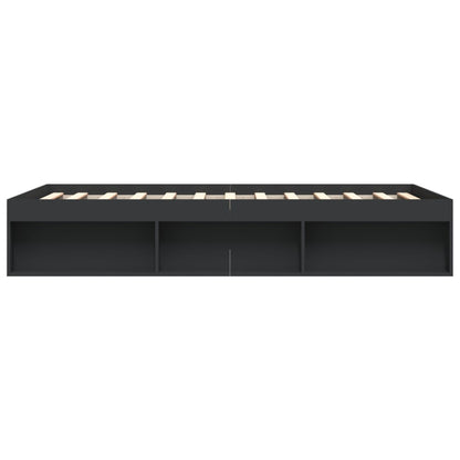 Bedframe King Size 150 x 200 cm Zwart